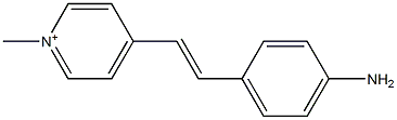 1-Methyl-4-(4-aminostyryl)pyridinium Struktur