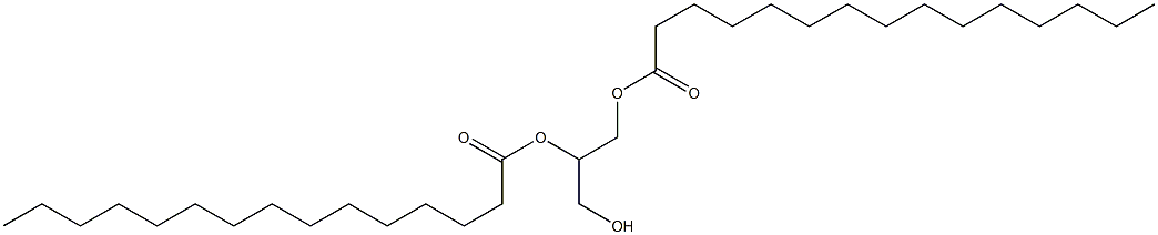 Dipentadecanoic acid 3-hydroxy-1,2-propanediyl ester Struktur