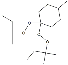 4-Methyl-1,1-bis(tert-pentylperoxy)cyclohexane Struktur