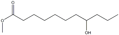 8-Hydroxyundecanoic acid methyl ester Struktur