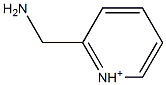 2-(Aminomethyl)pyridinium Struktur