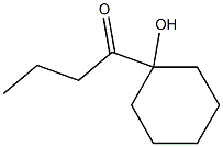 1-(1-Hydroxycyclohexyl)-1-butanone Struktur