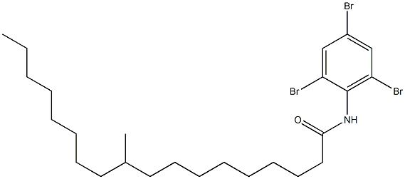 N-(2,4,6-Tribromophenyl)-10-methyloctadecanamide Struktur