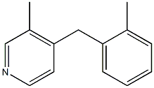 3-Methyl-4-(2-methylbenzyl)pyridine Struktur