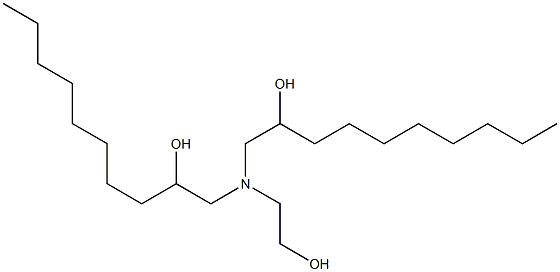 1,1'-[(2-Hydroxyethyl)imino]bis(2-decanol) Struktur