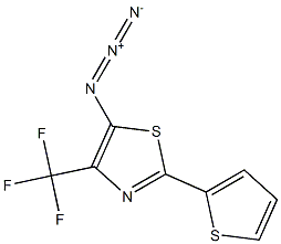 4-(Trifluoromethyl)-2-(2-thienyl)-5-azidothiazole Struktur