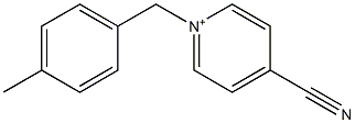 1-(4-Methylbenzyl)-4-cyanopyridinium Struktur