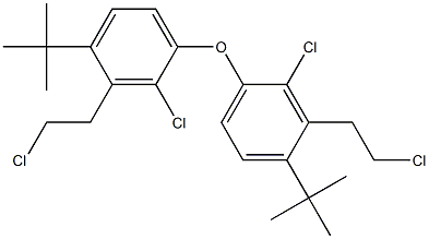 2-Chloroethyl(2-chloro-4-tert-butylphenyl) ether Struktur