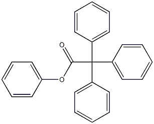 2,2,2-Triphenylacetic acid (phenyl) ester Struktur