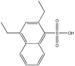 2,4-Diethyl-1-naphthalenesulfonic acid Struktur