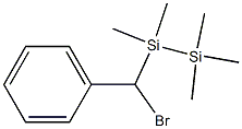 1-[(Phenyl)bromomethyl]-1,1,2,2,2-pentamethyldisilane Struktur