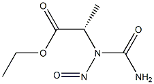 N-Carbamoyl-N-nitrosoalanine ethyl ester Struktur