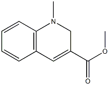 1-Methyl-3-(methoxycarbonyl)-1,2-dihydroquinoline Struktur