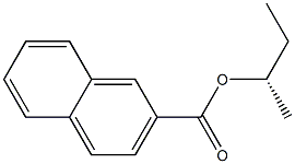 (+)-2-Naphthoic acid [(S)-sec-butyl] ester Struktur