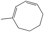 1-Methyl-1,3-cyclooctadiene Struktur