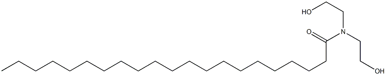 N,N-Bis(2-hydroxyethyl)henicosanamide Struktur