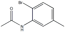 N-(2-Bromo-5-methylphenyl)acetamide Struktur