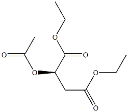 [R,(+)]-2-(Acetyloxy)succinic acid diethyl ester Struktur