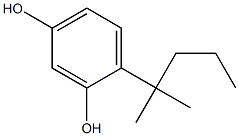 4-(2,4-Dihydroxyphenyl)-4-methylpentane Struktur