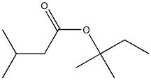 Isovaleric acid 1,1-dimethylpropyl ester Struktur