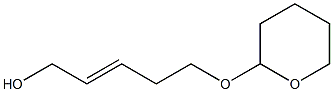 (2E)-5-[(Tetrahydro-2H-pyran)-2-yloxy]-2-penten-1-ol Struktur