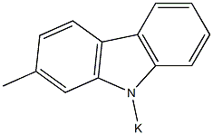 2-Methyl-9-potassio-9H-carbazole Struktur