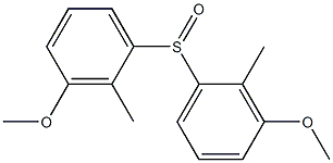 Methyl(3-methoxyphenyl) sulfoxide Struktur