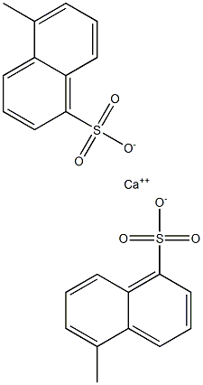 Bis(5-methyl-1-naphthalenesulfonic acid)calcium salt Struktur