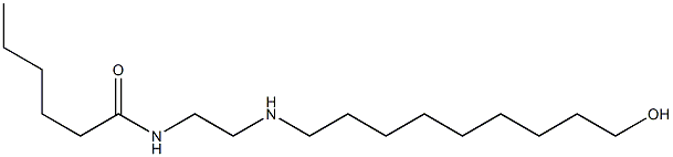 N-[2-[(9-Hydroxynonyl)amino]ethyl]hexanamide Struktur