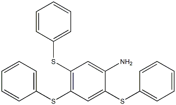 2,4,5-Tris(phenylthio)aniline Struktur