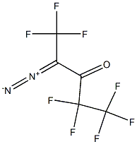 1,1,1,4,4,5,5,5-Octafluoro-2-diazo-3-pentanone Struktur