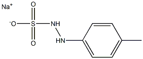 2-(p-Tolyl)hydrazinesulfonic acid sodium salt Struktur