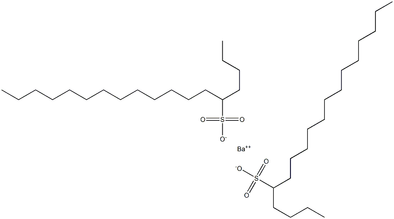 Bis(octadecane-5-sulfonic acid)barium salt Struktur