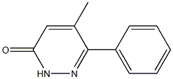 5-Methyl-6-phenyl-2,3-dihydropyridazine-3-one Struktur