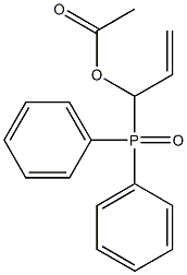 Diphenyl(1-acetoxyallyl)phosphine oxide Struktur