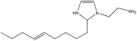 1-(2-Aminoethyl)-2-(5-nonenyl)-4-imidazoline Struktur