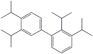 2,3,3',4'-Tetraisopropyl-1,1'-biphenyl Struktur