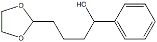 2-(4-Hydroxy-4-phenylbutyl)-1,3-dioxolane Struktur