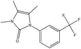 1-[3-(Trifluoromethyl)phenyl]-3,4,5-trimethyl-4-imidazolin-2-one Struktur