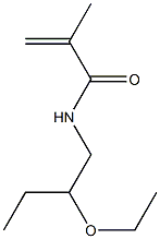 N-(2-Ethoxybutyl)methacrylamide Struktur