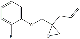 2-Bromophenyl 2-allylglycidyl ether Struktur