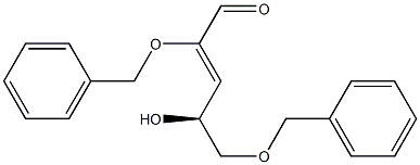 (2Z,4S)-2,5-Bis(benzyloxy)-4-hydroxy-2-pentenal Struktur