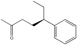 [R,(-)]-5-Phenyl-2-heptanone Struktur