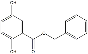 2,5-Dihydroxybenzoic acid benzyl ester Struktur