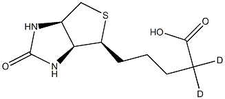 Biotin-d2 (ring-6,6-d2) 98 atom % D Struktur