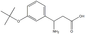 3-Amino-3-(3-tert-butoxyphenyl)propionic acid,95% Struktur