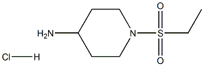 1-Ethanesulfonyl-piperidin-4-ylaminehydrochloride Struktur