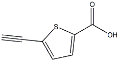 5-Ethynyl-thiophene-2-carboxylicacid Struktur