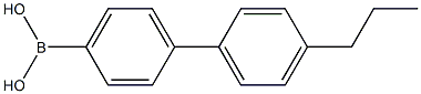 4-丙基聯(lián)苯硼酸, , 結(jié)構(gòu)式