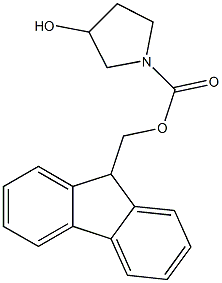 N-fmoc-3-pyrrolidinol Struktur